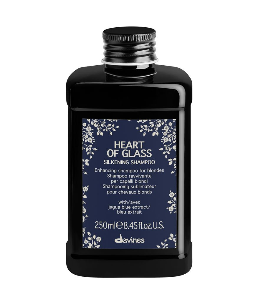 Шампунь для сияния блонд - Davines Heart Of Glass Silkening Shampoo