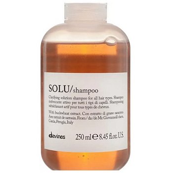 Активно освежающий шампунь для глубокого очищения волос - Davines Essential Haircare Solu Shampoo