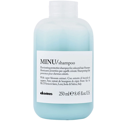 Защитный шампунь для сохранения косметического цвета волос - Davines Essential Haircare Minu Shampoo